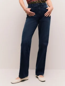 Inktblauw - Straight Leg Jeans