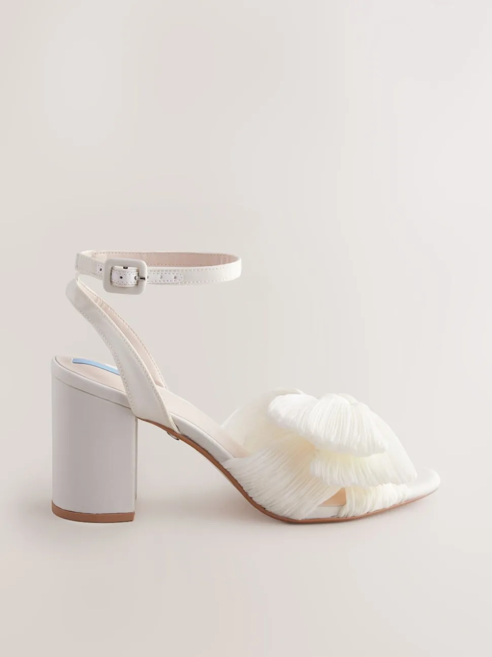 Ivoor - Forever Comfort® Bruiloft Strik Block Bruid hakken Schoenen