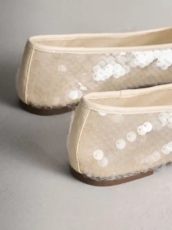 Ivoor - Forever Comfort® Round Toe Sequin Ballerina Flats