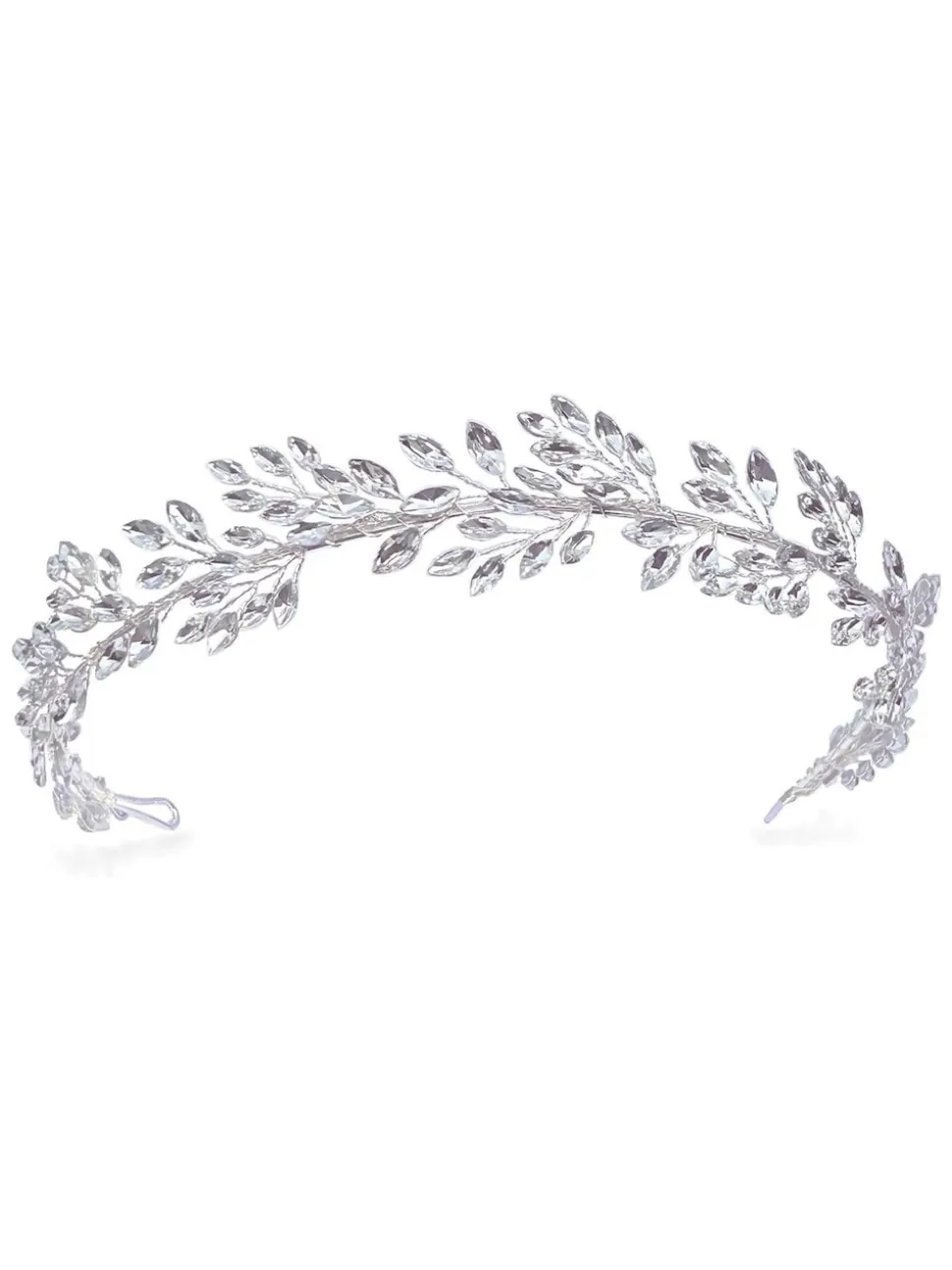 Ivory & Co Utopia hoofdband met kristallen blaadjes