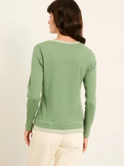 Jadegroen - FatFace Long Sleeve T Shirt