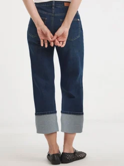 JD Williams Authentic Turn Up Straight Leg Jeans