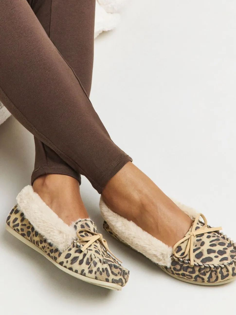 JD Williams Classic Suede Moccasin Slippers