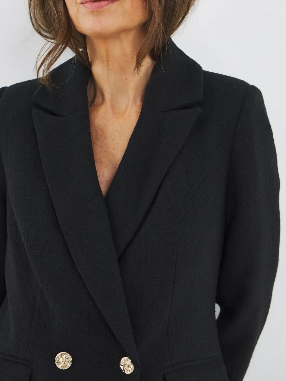JD Williams Double Breasted Boucle Blazer
