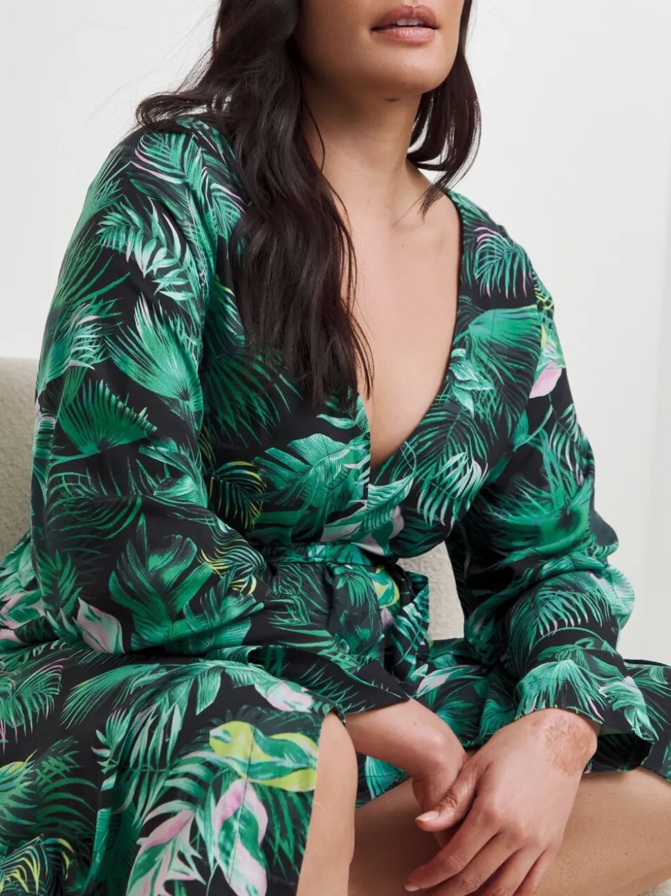 JD Williams Floral Tropical Robe