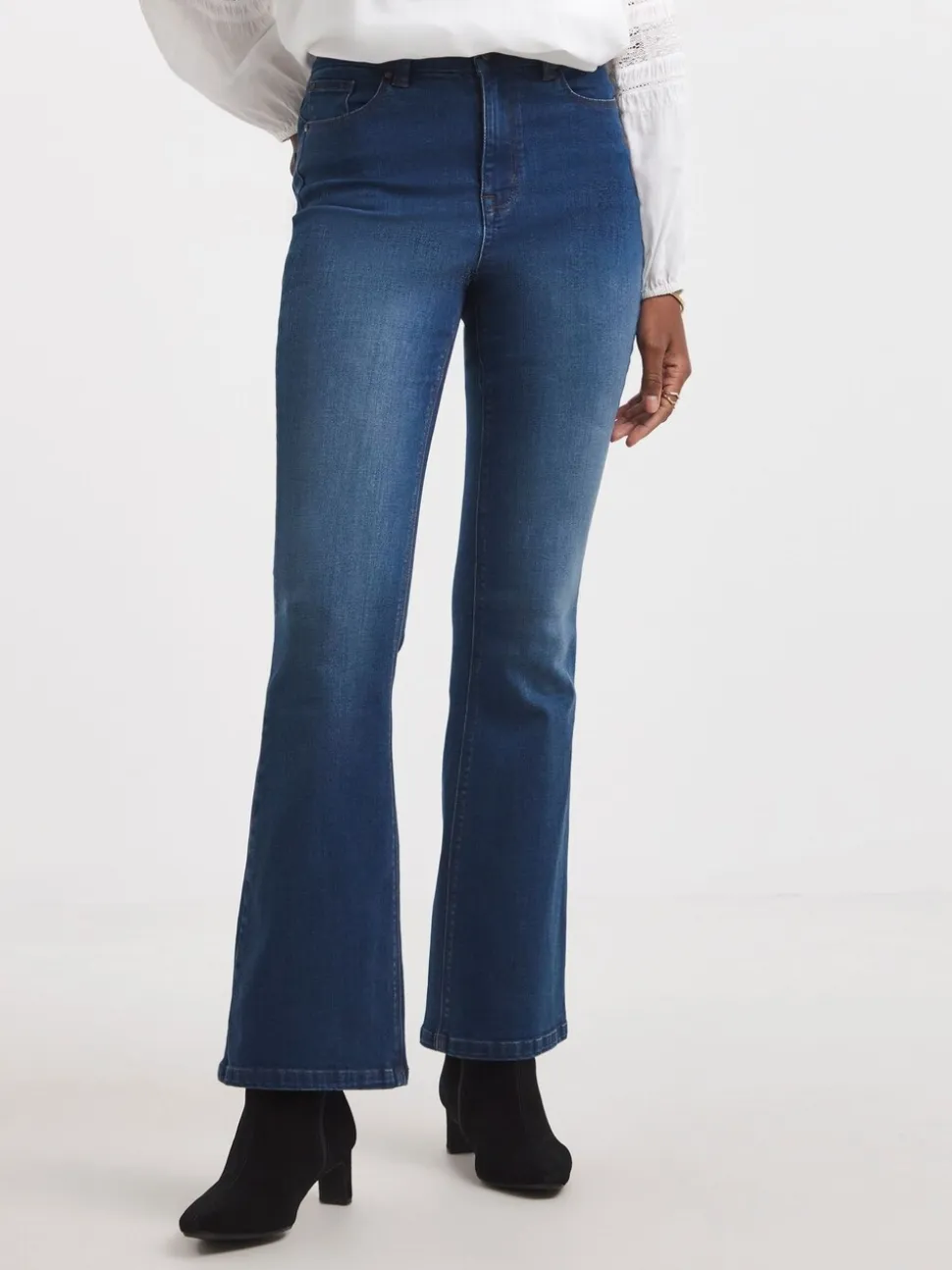 JD Williams High Waist Super Stretch Bootcut Jeans