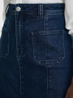 JD Williams Pocket Front Denim Midi Skirt