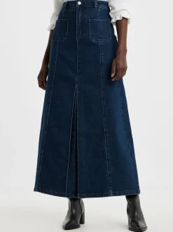 JD Williams Pocket Front Denim Midi Skirt