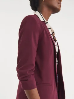 JD Williams Ruched Sleeve Blazer
