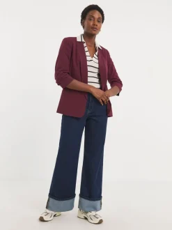 JD Williams Ruched Sleeve Blazer