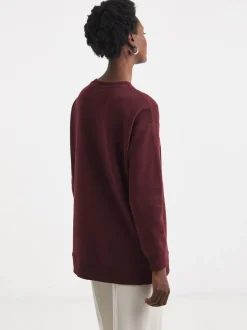 JD Williams Side Zip Longline Sweatshirt