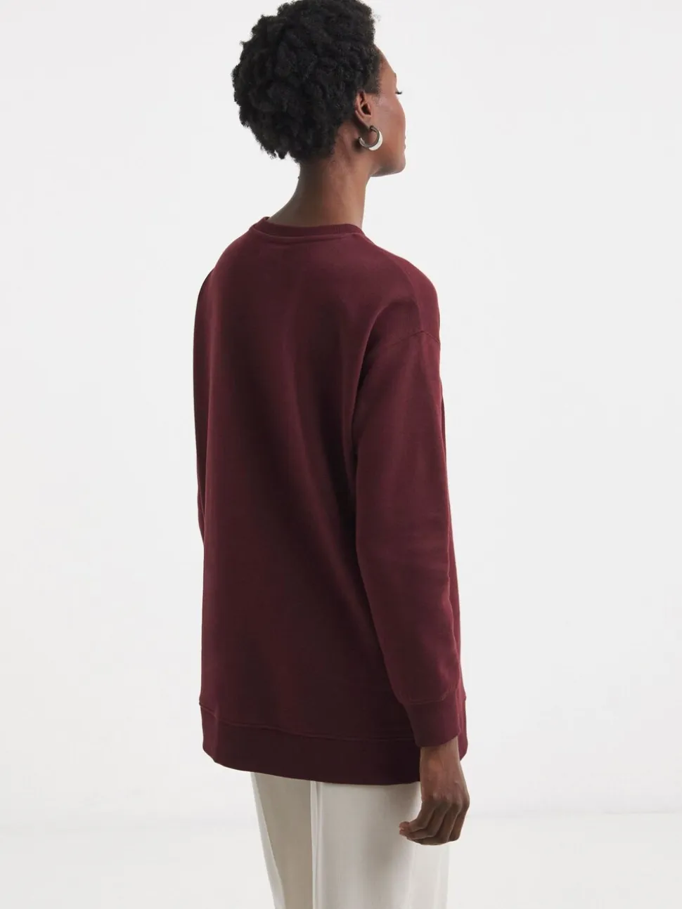 JD Williams Side Zip Longline Sweatshirt