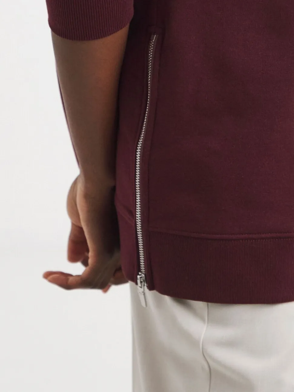 JD Williams Side Zip Longline Sweatshirt