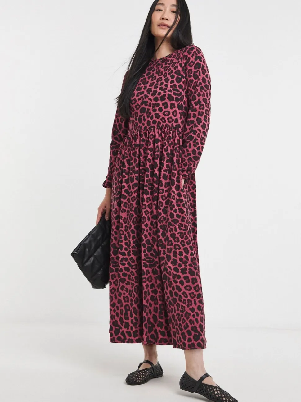 JD Williams Supersoft Jersey Midi Smock Dress