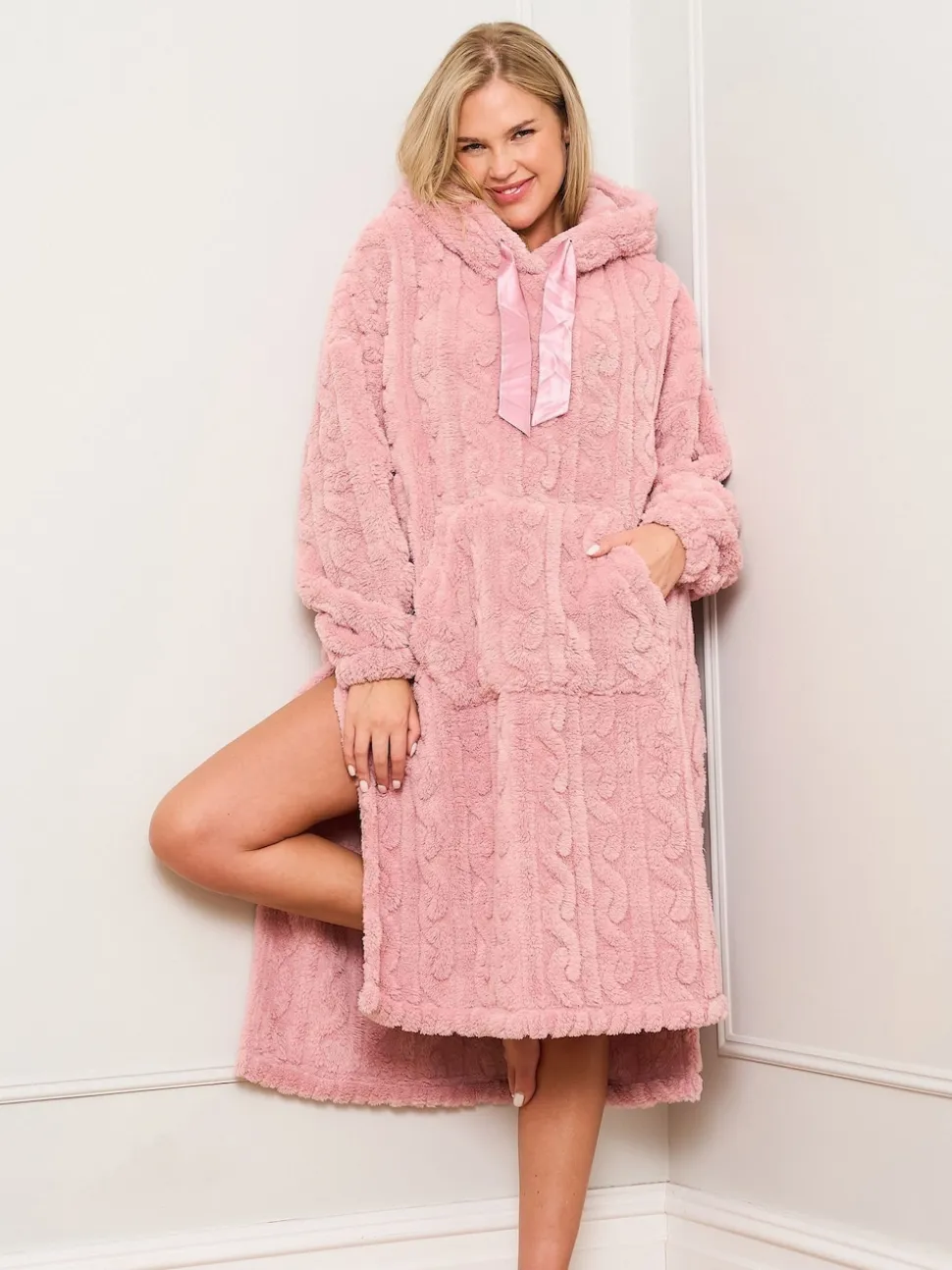 Jim Jam the Label Pink Lambi Long Snuggle Top