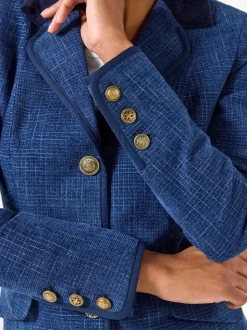 Joe Browns Navy Longline Jacket