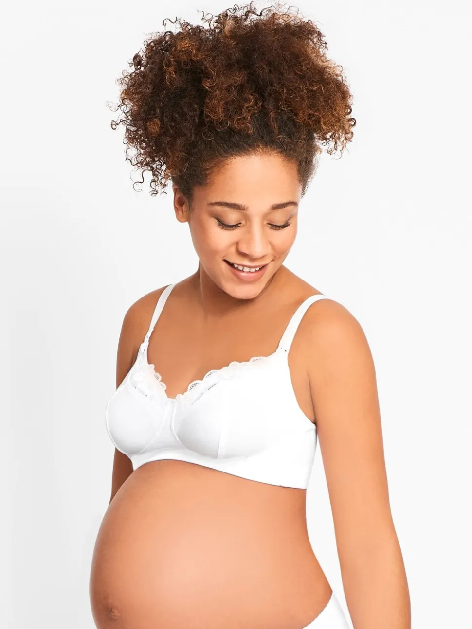 JoJo Maman Bébé - Zwangerschap en borstvoedingsbeha met kanten rand