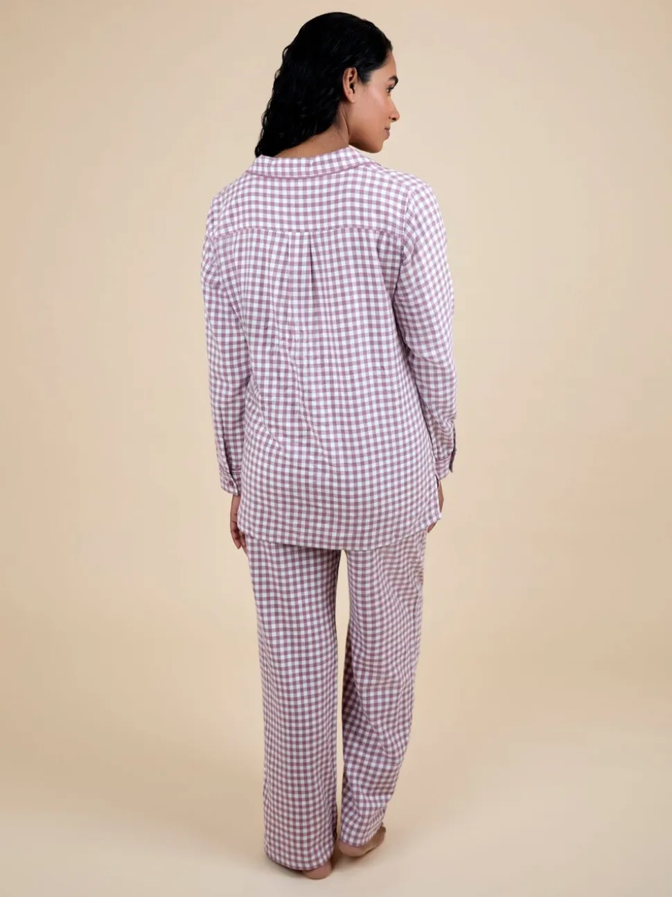 JoJo Maman Bébé Maternity Gingham Pyjama Set