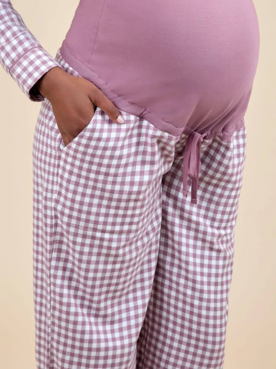 JoJo Maman Bébé Maternity Gingham Pyjama Set