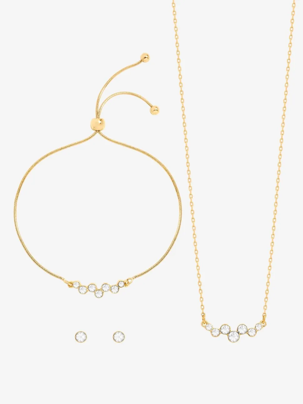 Jon Richard Bubble Crystal Trio Set Gift Box