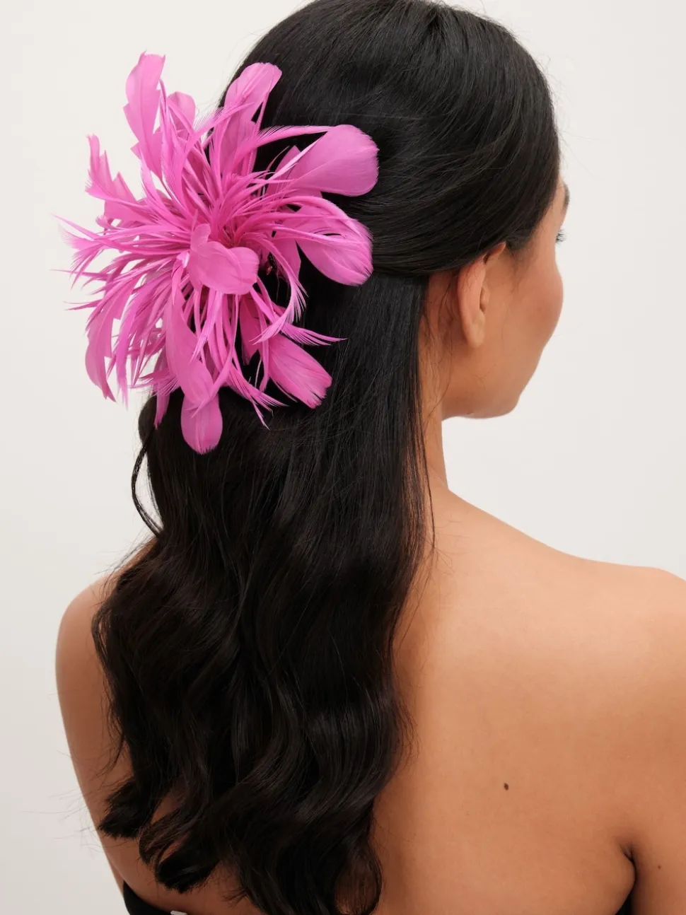 Jon Richard Fuchsia Statement Bloemen Clip Fascinator