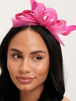 Jon Richard Fushia Medium Fascinator