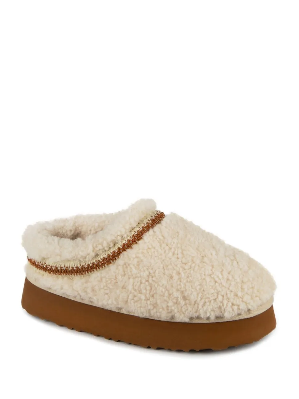 Just Sheepskin Dames Miley wintermuiltjes met plateauzool