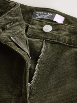 Kakigroen - Cord Skinny Hourglass Trousers