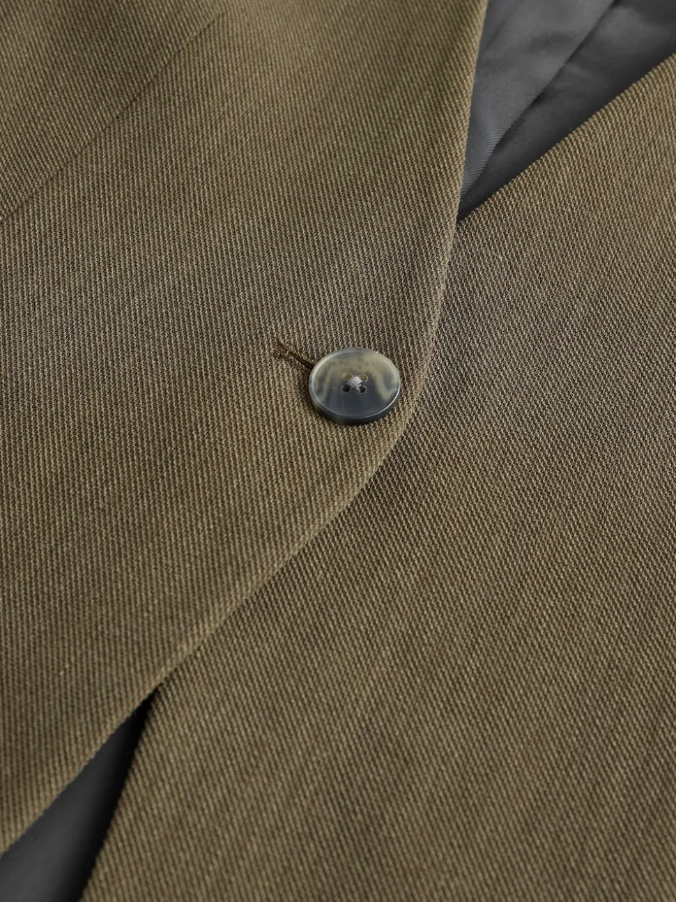 Kakigroen - Crosshatch Waistcoat Blazer