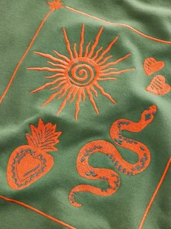 Kakigroen - Never Fully Dressed Embroidered Sweatshirt