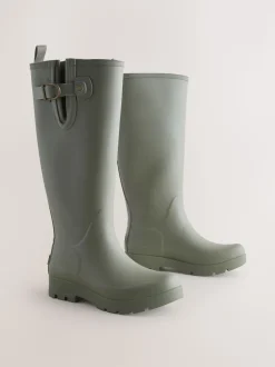 Kakigroen - Premium Faux Fur Lined Knee High Wellies