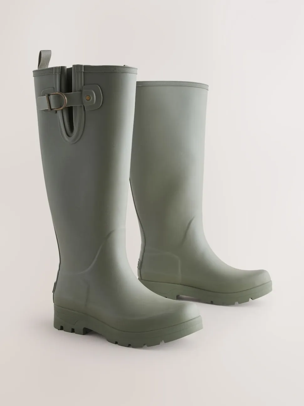 Kakigroen - Premium Faux Fur Lined Knee High Wellies