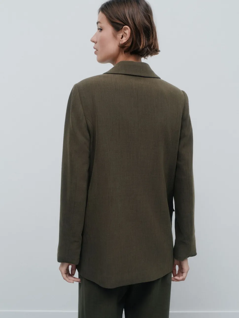 Kakigroen - Relaxed Crosshatch Blazer