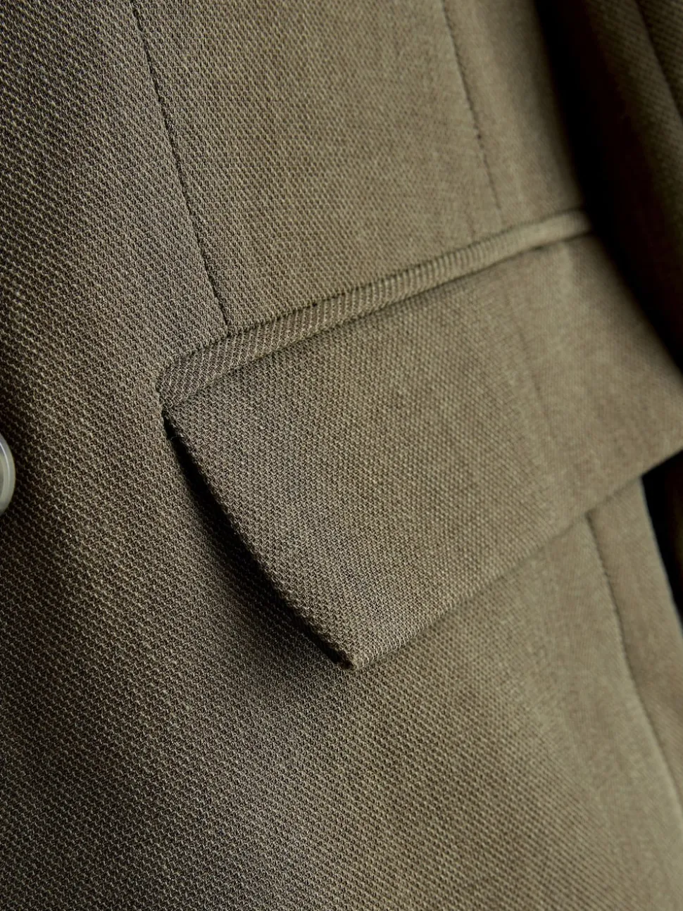 Kakigroen - Relaxed Crosshatch Blazer