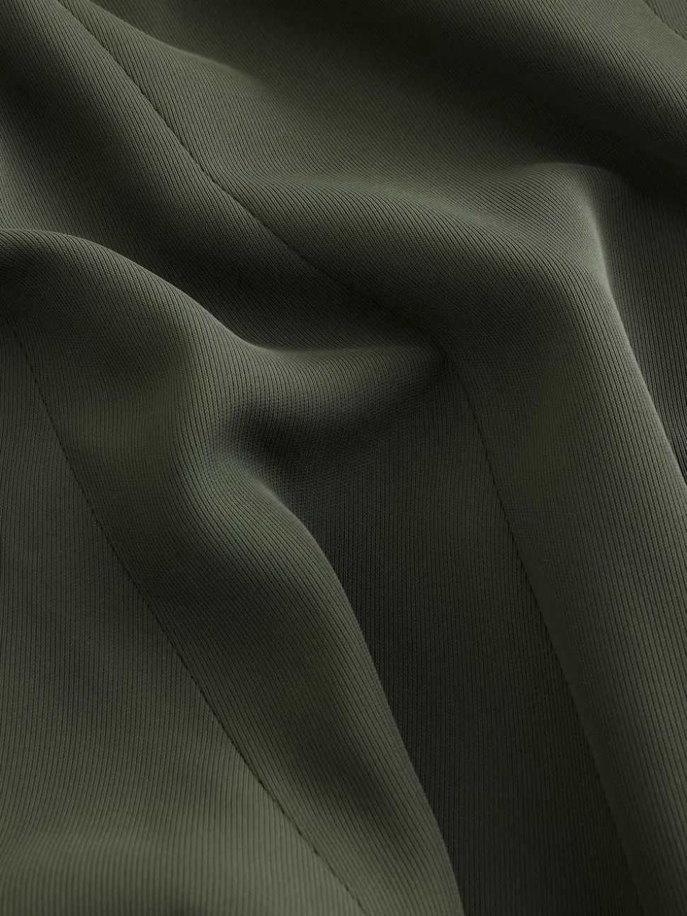 Kakigroen - Ruimvallend blazer met gerimpelde mouwen