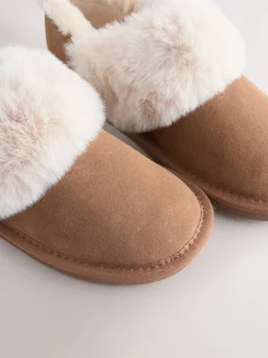 Kastanjebruin - Suède Shoot pantoffels