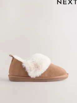 Kastanjebruin - Suède Shoot pantoffels