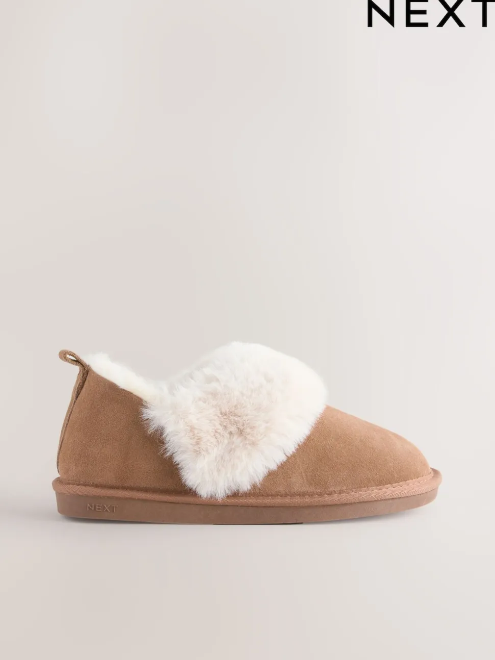 Kastanjebruin - Suède Shoot pantoffels