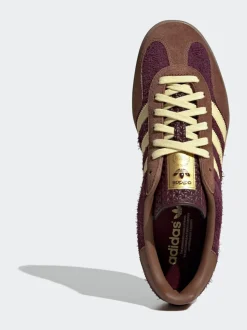 Kastanjebruin-rood - adidas Originals - Gazelle sneakers voor binnen
