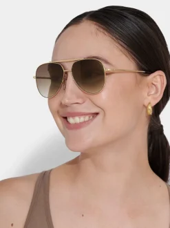 Katie Loxton Bali Gold Metal Sunglasses