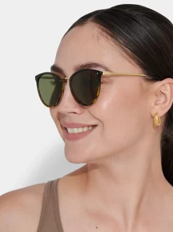 Katie Loxton SANTORINI | Gradient Black Tortoiseshell Sunglasses