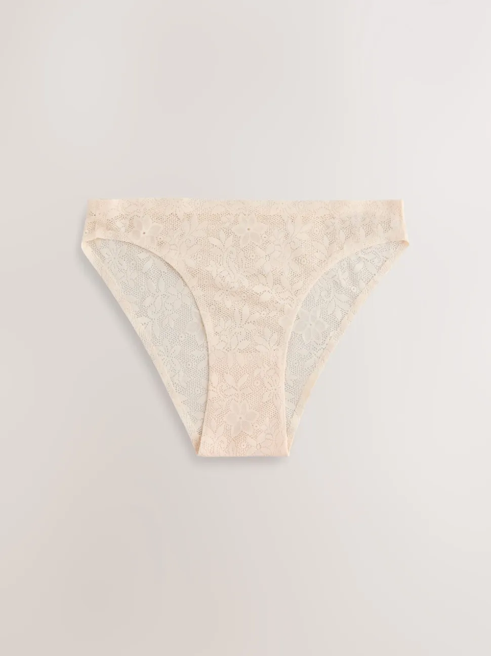 Koraalroze - All-Over Lace No VPL Knickers 3 Pack