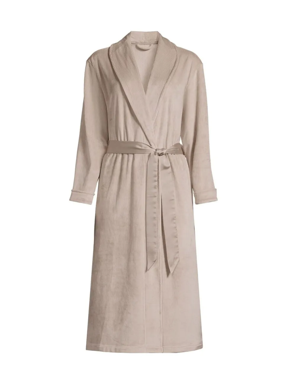 Lands' End Velour Super Soft Dressing Gown