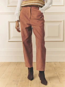 Laura Ashley Cord Casual Slight Barrel Trousers