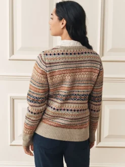 Laura Ashley Fairisle Crew Neck Knit Jumper