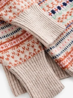 Laura Ashley Fairisle Crew Neck Knit Jumper