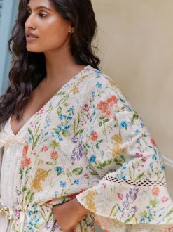 Laura Ashley lichtgewicht seersucker kamerjas