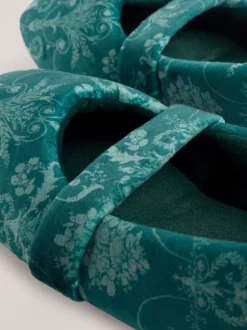 Laura Ashley Mary Jane Slippers