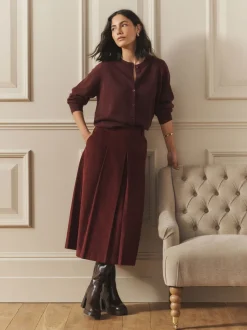 Laura Ashley Maxi Cord Skirt