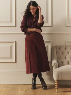 Laura Ashley Maxi Cord Skirt